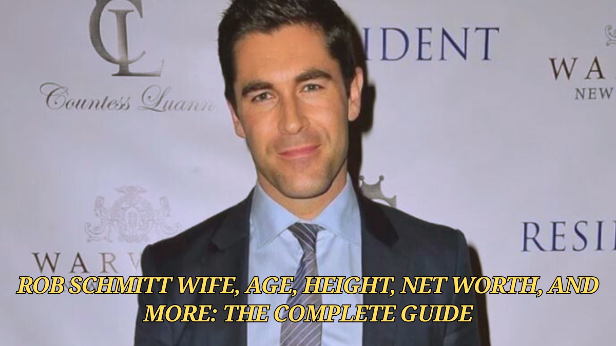 Rob Schmitt Wife, Age, Height, Net Worth, And More