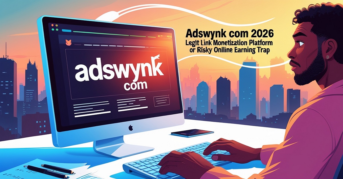 Adswynk com Review 2026 Legit Link Monetization Platform or Risky Online Earning Trap